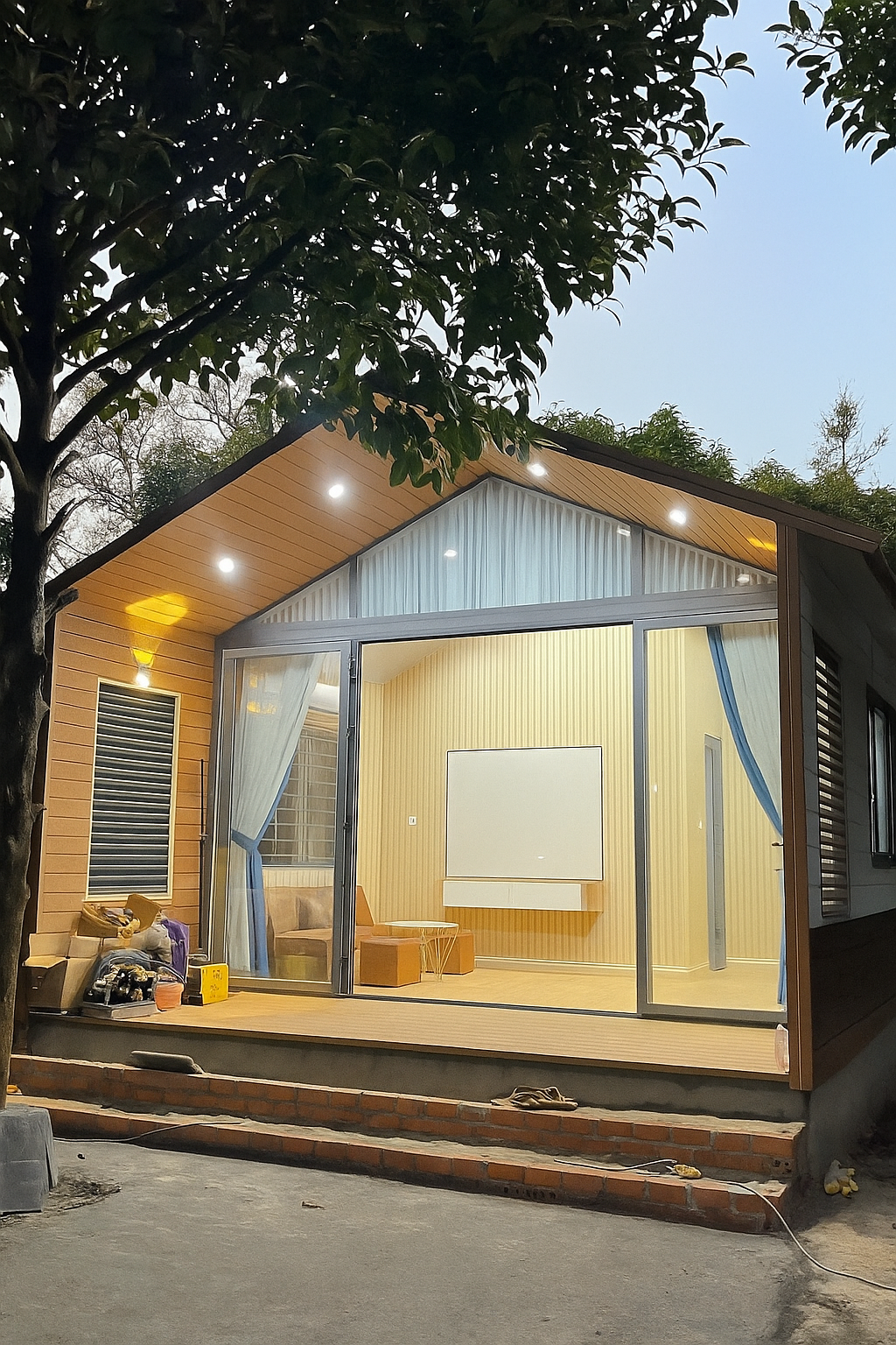Nhà Gỗ Nhựa 5mx9m