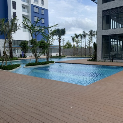 Hoàn thiện không gian hồ bơi đẳng cấp tại dự án SkyView
